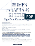 Resumen Parashá 49 Kitetze