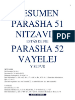 Resumen Parasha 51 Nitzavim y 52 Vayelej