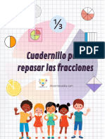 Cuadernillo para Repasar Las Fracciones