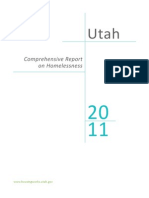 State of Utah 2011 Comprehensive Report On Homelessness