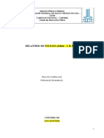 Modelo de Relatório Dos Estágios Educação Física