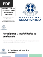 Paradigmas y Formas de Evaluación