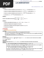 La Derivation Cours 2