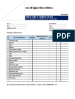 Check List Equipo Oxiacetilenico 