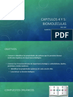 Caps 4 y 5 Biomoléculas