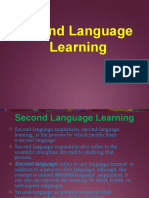 Second Language Learning