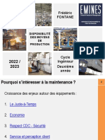 Cours - SPL - CI2A - EMINES 2022 - 2023 Séance Maintenance 3 Novembre 2022-1