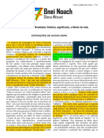 05 Curso Bnei Noach - Leis Sobre Idolatria