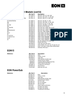 EON15 Parts List