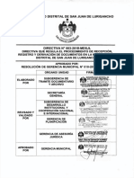 Directiva #003-2018-MDSJL Reg El Proc de Recepc Regis y Deriv de Documentos