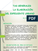 4 Pautas Expediente Urbano