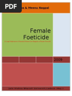 Female Foeticide by Sudhir