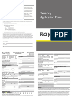 Ray White Croydon VIC - Tenancy Application Form