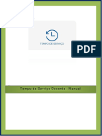 Manual Tempos Serviço Docentes