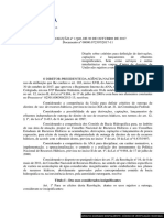 RESOLUÇÃO Nº 1.940, DE 30 DE OUTUBRO DE 2017 - Lançamento de Efluentes Aguas de Dominio Da União