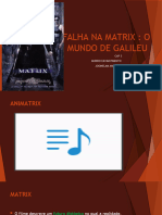 FALHA NA MATRIX Mundo em Movimento