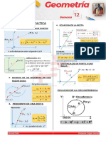 Semana 12. Geometria Analitica