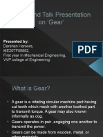 Chalk and Talk Presentation On Gear'