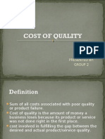 Cost of Quality