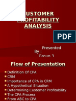 Customer Profitability Analysis