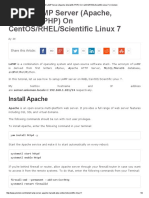 Install LAMP Server (Apache, MariaDB, PHP) On CentOS - RHEL - Scientific Linux 7 - Unixmen