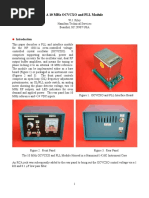 A 10 MHZ OCVCXO and PLL Module