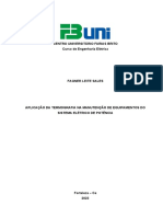 Aplicação Da Termografia Na Manutenção de Equipamentos Do Sistema Elétrico de Potência