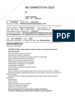 Evaluación Pre Competitiva 2023