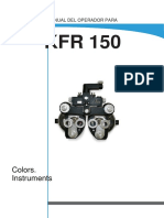 Manual Foropter KFR 150