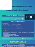 Altas Habilidades e Superdotação - Apresentação SBNPP