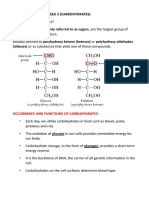 Biochemistry Lab Notes Week 3-Carbohydrates