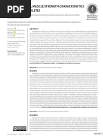 Isokinetic Kneel Muscle Strength Characteristics