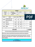 Cotizacion Yolima Mendoza