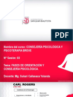 3 Fases Del Proceso de Orientación y Consejería Psicológica