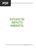 Estudio de Impacto Ambiental