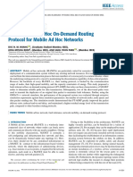 Fault-Tolerant Ad Hoc On-Demand Routing Protocol For Mobile Ad Hoc Networks