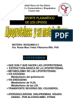 Transporte de Lipidos Lipoproteinas Plasmaticas