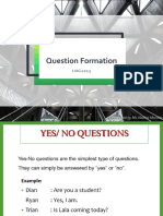 Question Formation