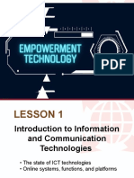 L1 Introduction To Information and Communication Technology