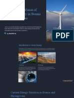 Green Energy Vision of The Municipality in Bosnia and Herzegovina