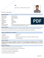 Resume of Shakibul Hashan Saju-UP