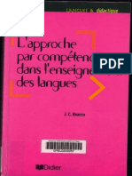 Beacco 2007 L 39 Approche Par Comp 233 Tences Dans L 39 Enseignement Des Langues