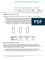 Serie D Exercices D Extraction Et de Separation