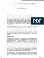 Os Reformadores e A Lei - Semelhanças e Diferenças