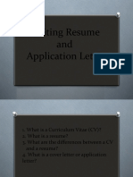 Writing Resume