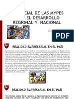 Potencial de Las Mypes para El Desarrollo Regional y Nacional