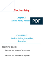 Biochem - Chapter 2 - Amino Acids