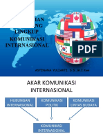 Komunikasi Internasional - Materi 2 Ruang Lingkup