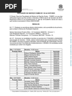 INSTRUÇÃO DE SERVIÇO FAMES Nº. 52 de 04/07/2023