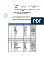 Listes Écrit TN MSDG 23 - 24